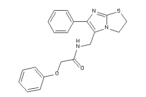 2-phenoxy-N-[(6-phenyl-2,3-dihydroimidazo[2,1-b]thiazol-5-yl)methyl]acetamide