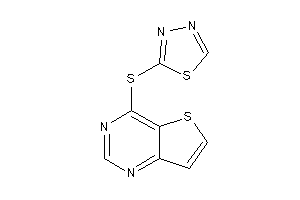 4-(1,3,4-thiadiazol-2-ylthio)thieno[3,2-d]pyrimidine