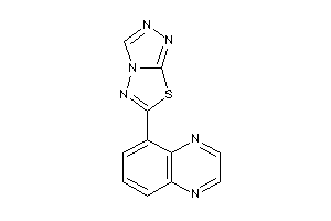 6-quinoxalin-5-yl-[1,2,4]triazolo[3,4-b][1,3,4]thiadiazole