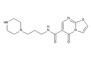 5-keto-N-(3-piperazinopropyl)thiazolo[3,2-a]pyrimidine-6-carboxamide