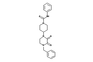 Image of 4-(4-benzyl-2,3-diketo-piperazino)-N-phenyl-piperidine-1-carboxamide