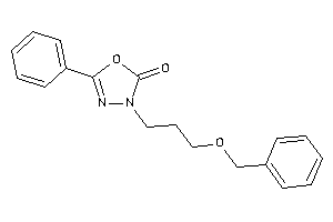 3-(3-benzoxypropyl)-5-phenyl-1,3,4-oxadiazol-2-one