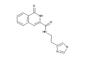 1-keto-N-(2-thiazol-4-ylethyl)-2H-isoquinoline-3-carboxamide