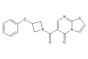 6-(3-phenoxyazetidine-1-carbonyl)thiazolo[3,2-a]pyrimidin-5-one
