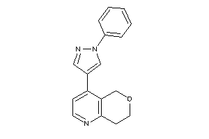 Image of 4-(1-phenylpyrazol-4-yl)-7,8-dihydro-5H-pyrano[4,3-b]pyridine