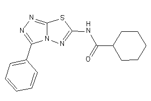 N-(3-phenyl-[1,2,4]triazolo[3,4-b][1,3,4]thiadiazol-6-yl)cyclohexanecarboxamide