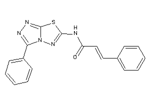 Image of 3-phenyl-N-(3-phenyl-[1,2,4]triazolo[3,4-b][1,3,4]thiadiazol-6-yl)acrylamide