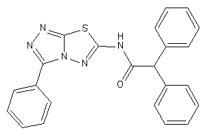 Image of 2,2-diphenyl-N-(3-phenyl-[1,2,4]triazolo[3,4-b][1,3,4]thiadiazol-6-yl)acetamide