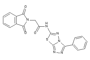N-(3-phenyl-[1,2,4]triazolo[3,4-b][1,3,4]thiadiazol-6-yl)-2-phthalimido-acetamide