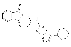 N-(3-cyclohexyl-[1,2,4]triazolo[3,4-b][1,3,4]thiadiazol-6-yl)-2-phthalimido-acetamide