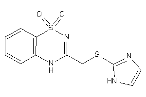 3-[(1H-imidazol-2-ylthio)methyl]-4H-benzo[e][1,2,4]thiadiazine 1,1-dioxide