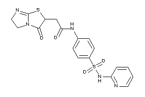 2-(3-keto-5,6-dihydroimidazo[2,1-b]thiazol-2-yl)-N-[4-(2-pyridylsulfamoyl)phenyl]acetamide