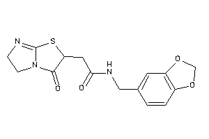 2-(3-keto-5,6-dihydroimidazo[2,1-b]thiazol-2-yl)-N-piperonyl-acetamide