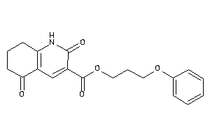 2,5-diketo-1,6,7,8-tetrahydroquinoline-3-carboxylic Acid 3-phenoxypropyl Ester