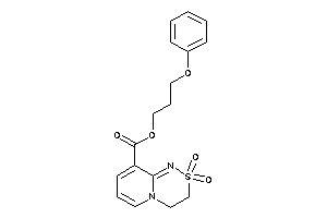 2,2-diketo-3,4-dihydropyrido[2,1-c][1,2,4]thiadiazine-9-carboxylic Acid 3-phenoxypropyl Ester