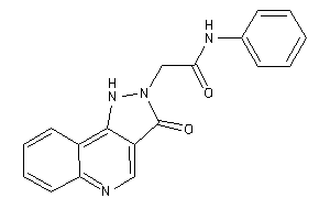 2-(3-keto-1H-pyrazolo[4,3-c]quinolin-2-yl)-N-phenyl-acetamide
