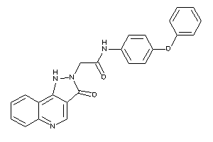 2-(3-keto-1H-pyrazolo[4,3-c]quinolin-2-yl)-N-(4-phenoxyphenyl)acetamide