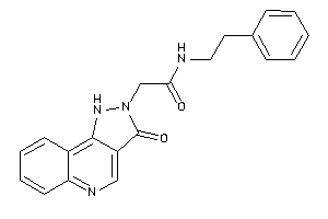 2-(3-keto-1H-pyrazolo[4,3-c]quinolin-2-yl)-N-phenethyl-acetamide