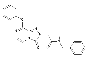 Image of N-benzyl-2-(3-keto-8-phenoxy-[1,2,4]triazolo[4,3-a]pyrazin-2-yl)acetamide