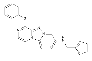 Image of N-(2-furfuryl)-2-(3-keto-8-phenoxy-[1,2,4]triazolo[4,3-a]pyrazin-2-yl)acetamide