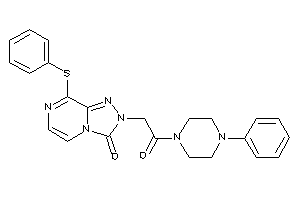 2-[2-keto-2-(4-phenylpiperazino)ethyl]-8-(phenylthio)-[1,2,4]triazolo[4,3-a]pyrazin-3-one