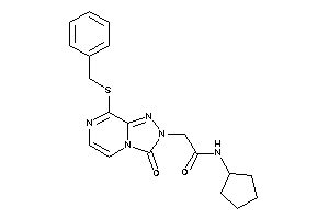2-[8-(benzylthio)-3-keto-[1,2,4]triazolo[4,3-a]pyrazin-2-yl]-N-cyclopentyl-acetamide
