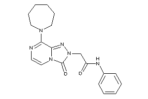Image of 2-[8-(azepan-1-yl)-3-keto-[1,2,4]triazolo[4,3-a]pyrazin-2-yl]-N-phenyl-acetamide