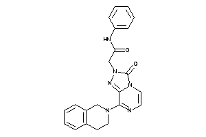 Image of 2-[8-(3,4-dihydro-1H-isoquinolin-2-yl)-3-keto-[1,2,4]triazolo[4,3-a]pyrazin-2-yl]-N-phenyl-acetamide