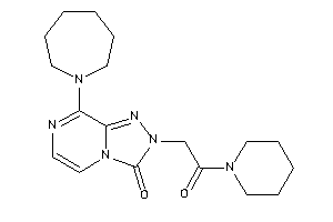 Image of 8-(azepan-1-yl)-2-(2-keto-2-piperidino-ethyl)-[1,2,4]triazolo[4,3-a]pyrazin-3-one