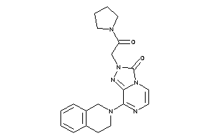8-(3,4-dihydro-1H-isoquinolin-2-yl)-2-(2-keto-2-pyrrolidino-ethyl)-[1,2,4]triazolo[4,3-a]pyrazin-3-one