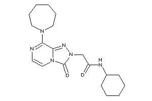 2-[8-(azepan-1-yl)-3-keto-[1,2,4]triazolo[4,3-a]pyrazin-2-yl]-N-cyclohexyl-acetamide