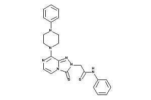 2-[3-keto-8-(4-phenylpiperazino)-[1,2,4]triazolo[4,3-a]pyrazin-2-yl]-N-phenyl-acetamide