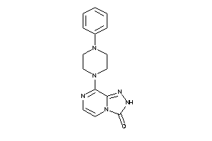 8-(4-phenylpiperazino)-2H-[1,2,4]triazolo[4,3-a]pyrazin-3-one
