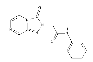 2-(3-keto-[1,2,4]triazolo[4,3-a]pyrazin-2-yl)-N-phenyl-acetamide