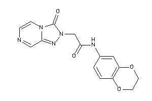 N-(2,3-dihydro-1,4-benzodioxin-6-yl)-2-(3-keto-[1,2,4]triazolo[4,3-a]pyrazin-2-yl)acetamide