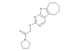 1-pyrrolidino-2-(BLAHylthio)ethanone