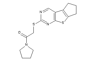 1-pyrrolidino-2-(BLAHylthio)ethanone