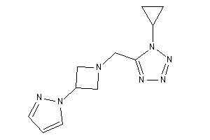 1-cyclopropyl-5-[(3-pyrazol-1-ylazetidin-1-yl)methyl]tetrazole