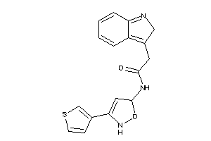 Image of 2-(2H-indol-3-yl)-N-[3-(3-thienyl)-3-isoxazolin-5-yl]acetamide
