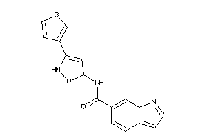 Image of N-[3-(3-thienyl)-3-isoxazolin-5-yl]-7aH-indole-6-carboxamide