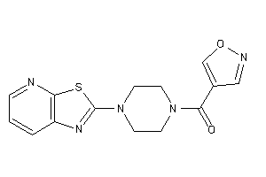 Isoxazol-4-yl-(4-thiazolo[5,4-b]pyridin-2-ylpiperazino)methanone