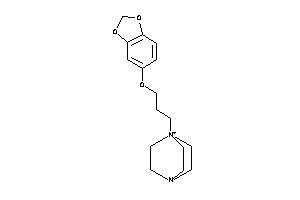 1-[3-(1,3-benzodioxol-5-yloxy)propyl]-4-aza-1-azoniabicyclo[2.2.2]octane