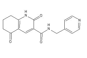 Image of 2,5-diketo-N-(4-pyridylmethyl)-1,6,7,8-tetrahydroquinoline-3-carboxamide