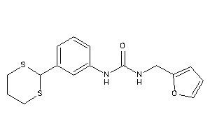 1-[3-(1,3-dithian-2-yl)phenyl]-3-(2-furfuryl)urea