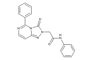 Image of 2-(3-keto-5-phenyl-[1,2,4]triazolo[3,4-f]pyrimidin-2-yl)-N-phenyl-acetamide