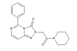 2-(2-keto-2-piperidino-ethyl)-5-phenyl-[1,2,4]triazolo[3,4-f]pyrimidin-3-one