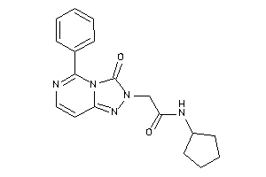 N-cyclopentyl-2-(3-keto-5-phenyl-[1,2,4]triazolo[3,4-f]pyrimidin-2-yl)acetamide