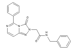 Image of N-benzyl-2-(3-keto-5-phenyl-[1,2,4]triazolo[3,4-f]pyrimidin-2-yl)acetamide