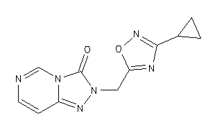 Image of 2-[(3-cyclopropyl-1,2,4-oxadiazol-5-yl)methyl]-[1,2,4]triazolo[3,4-f]pyrimidin-3-one