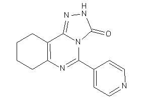 5-(4-pyridyl)-7,8,9,10-tetrahydro-2H-[1,2,4]triazolo[4,3-c]quinazolin-3-one